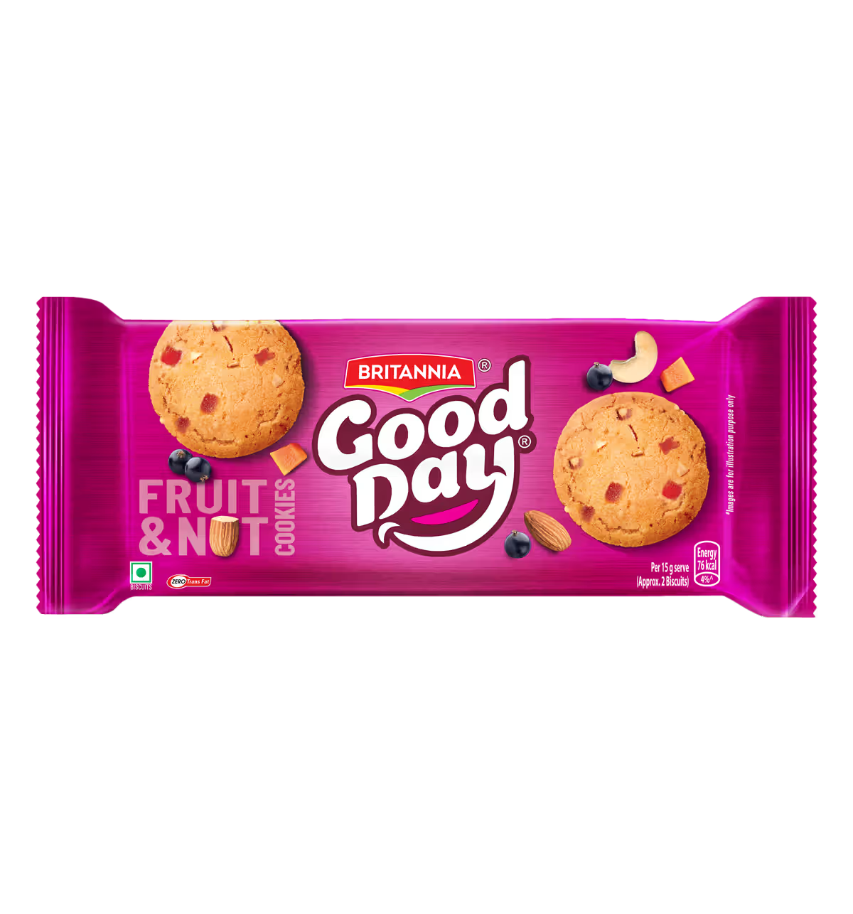 Britannia Good Day Cookies - Fruit & Nut, 90g