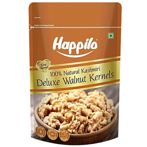 Happilo 100% Natural Kashmiri Deluxe Walnuts Kernels, 200g