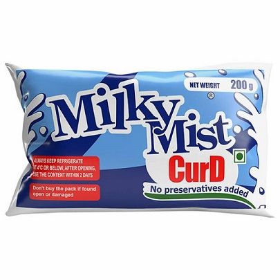 Milky Mist Curd Pouch, 200g