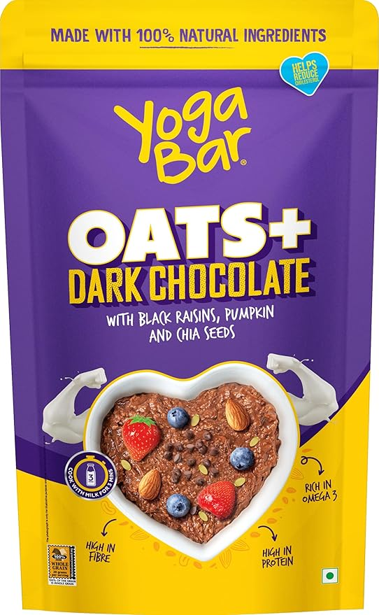 Yogabar Dark Chocolate- Oatmeal, 400g