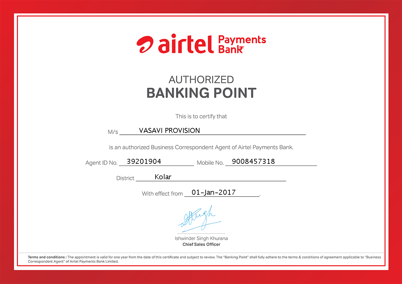 Vasavi Provision Store