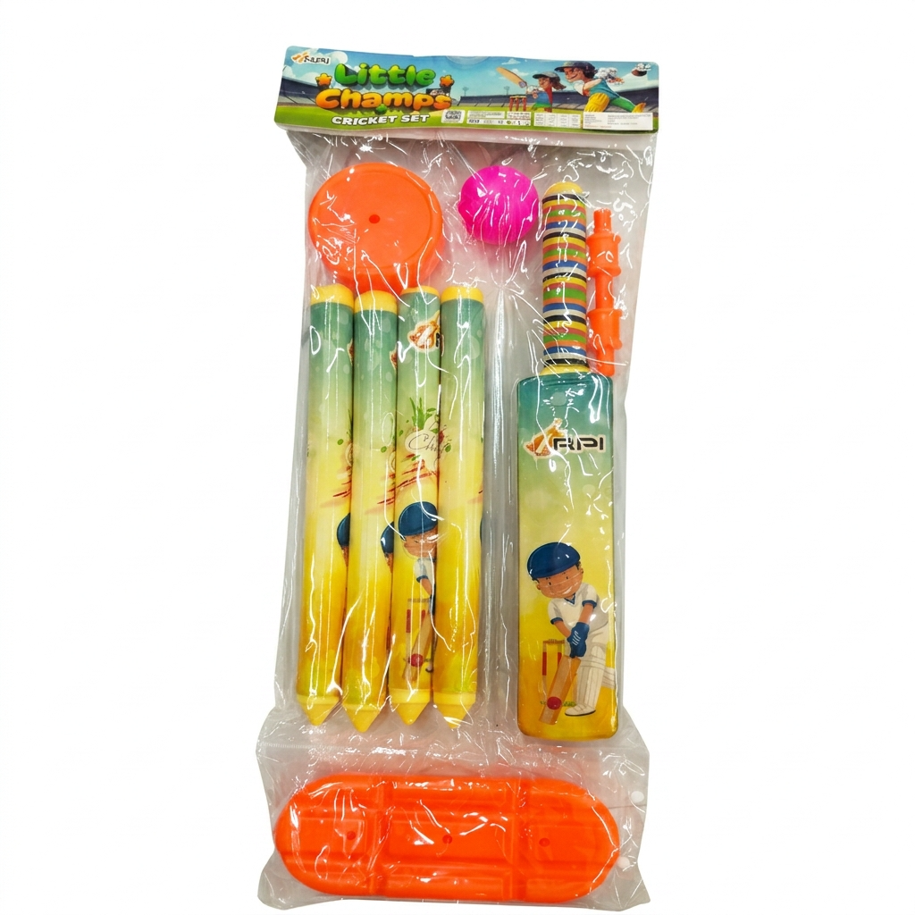 Plastic Super Cricket Set - Size 4