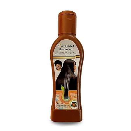 Nisargalaya Brahmi Hair Oil - Bhringaraj & Herbs, 100ml