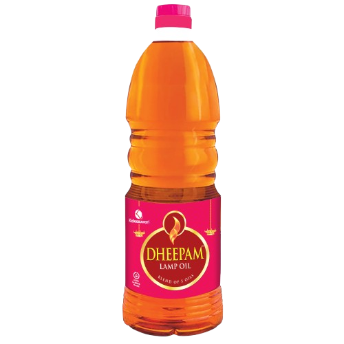 Dheepam Lamp Oil PET Bottle - Javadhu, 1L