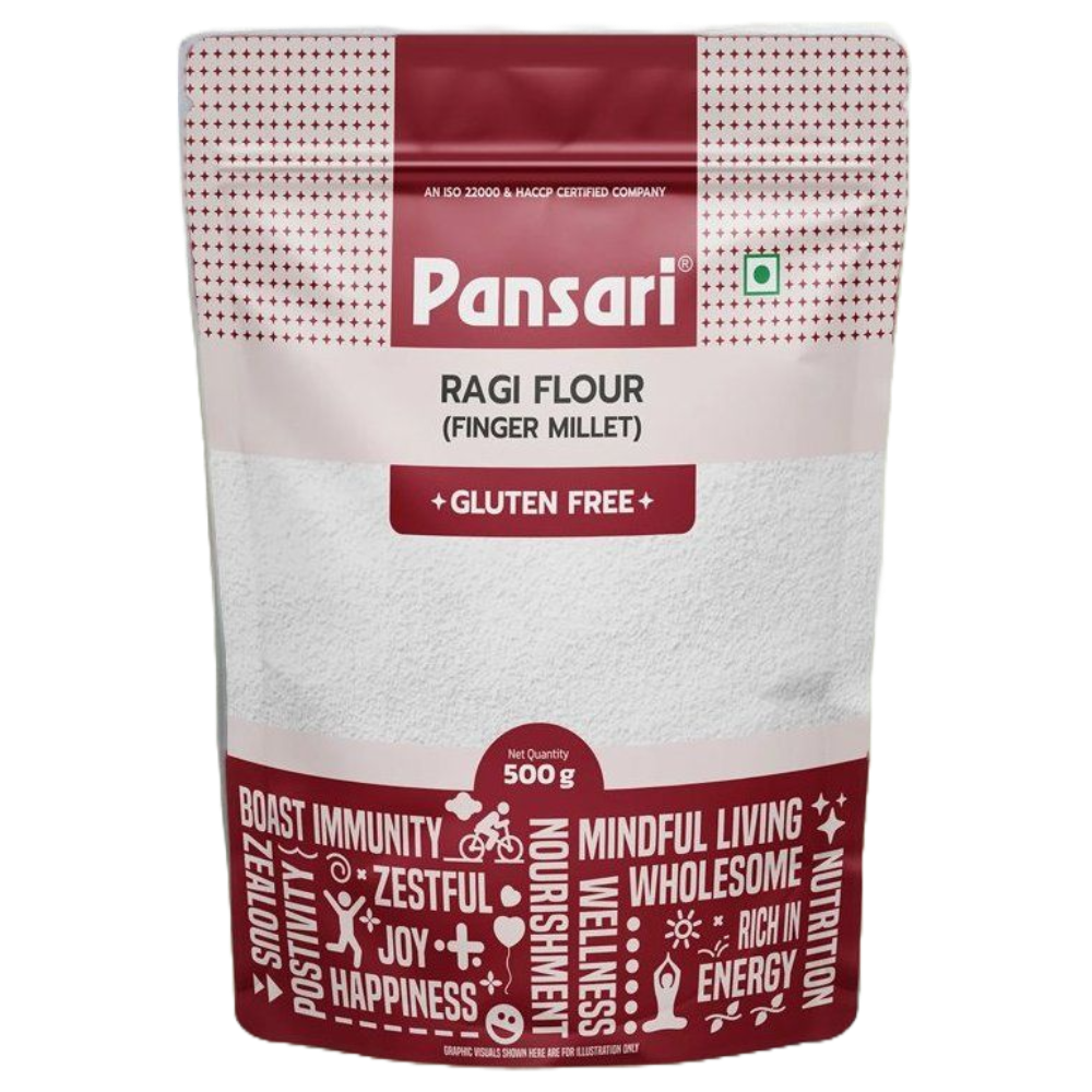 Pansari Ragi Atta - Finger Millet, 500g