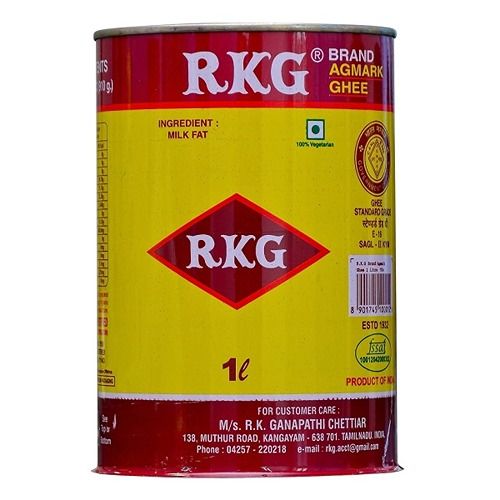 RKG Agmark Ghee Tin, 1L