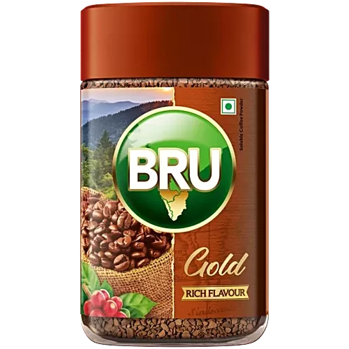 Bru Gold Premium Freeze Dried Coffee Jar, 100g