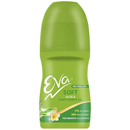 Eva Soft Roll On Deodorant - Aloe & Tahiti Monoi Oil, 25ml