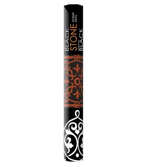 Darshan Incense Sticks Pouch - Black Stone, 14g