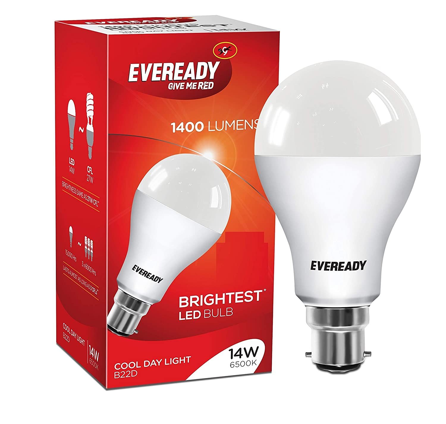 Eveready 14W LED Bulb - Cool Daylight