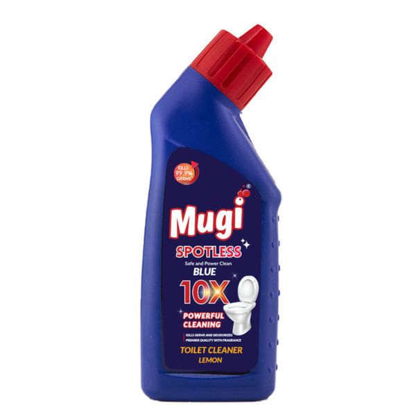 Mugi Spotless Toilet Cleaner Bottle - 10X Blue Lemon, 200ml