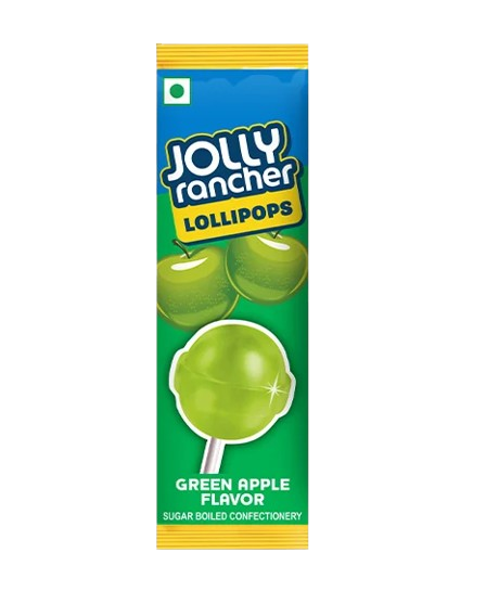 Jolly Rancher (Rs.5) Lollipop - Green Apple, 10.5g