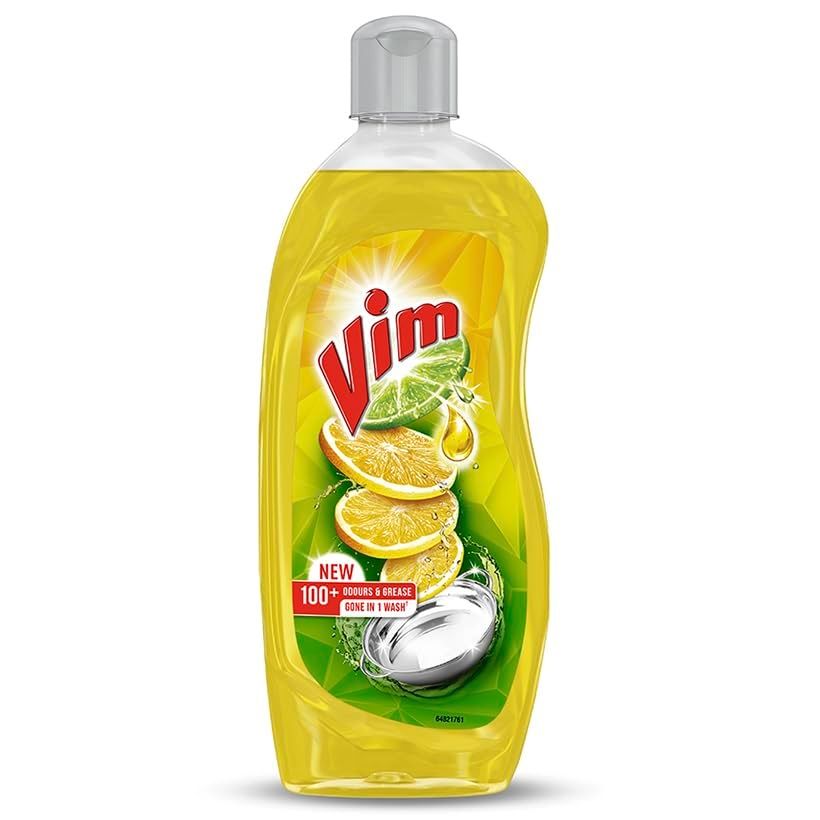 Vim Dishwash Gel Bottle - Lemon, 500ml
