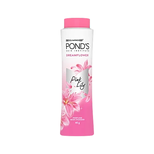 Ponds Dreamflower Talcum Powder - Pink Lilly, 40g