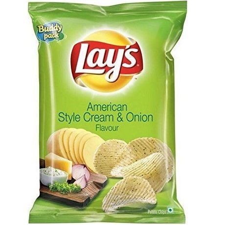 Lays (Rs.5) Potato Chips - Cream & Onion, 15g