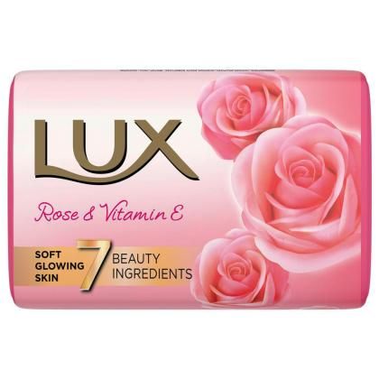 Lux Soap - Rose & Vitamin E, 100g (Set of 4)