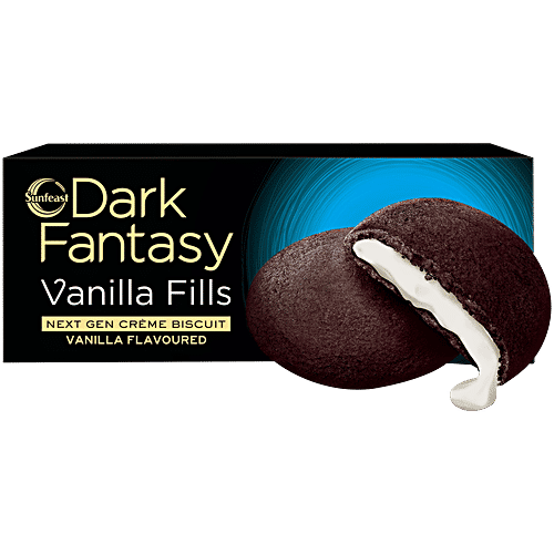 Sunfeast Dark Fantasy Cream Biscuit - Vanilla, 60g