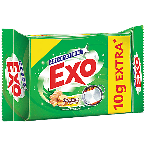 Exo Anti Bacterial Dishwash Bar - Ginger Twist, 60g
