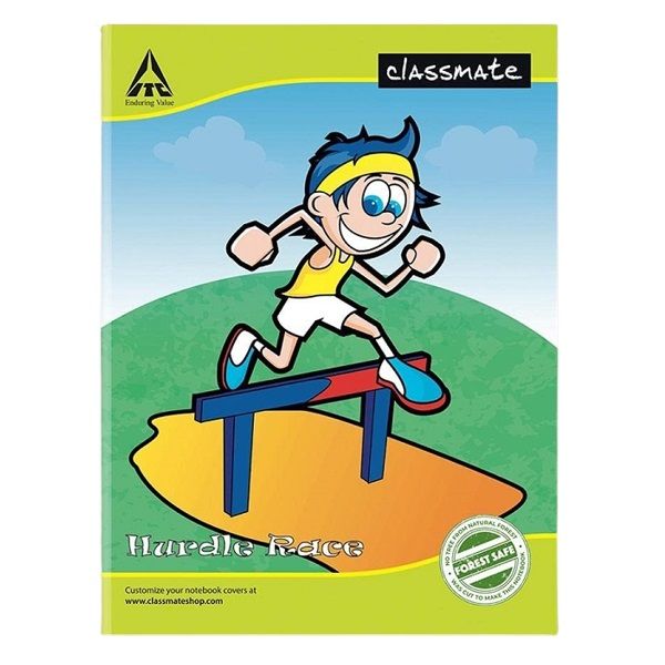 Classmate 3 In 1 King Size Notebook - Four Line Ruled, 172 Pages