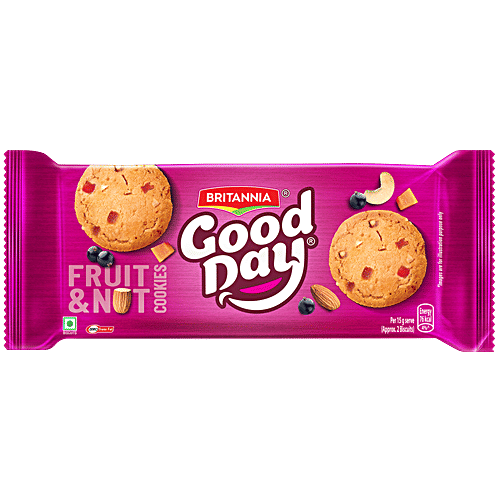 Britannia Good Day Cookies - Fruit & Nut, 450g