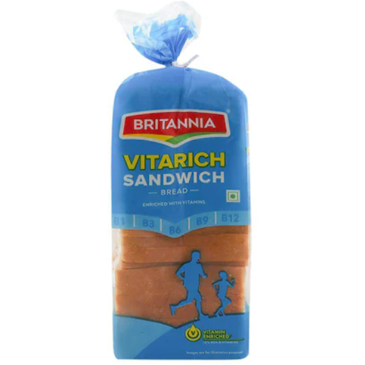 Britannia Vita Rich Premium Sandwich Bread - White, 600g