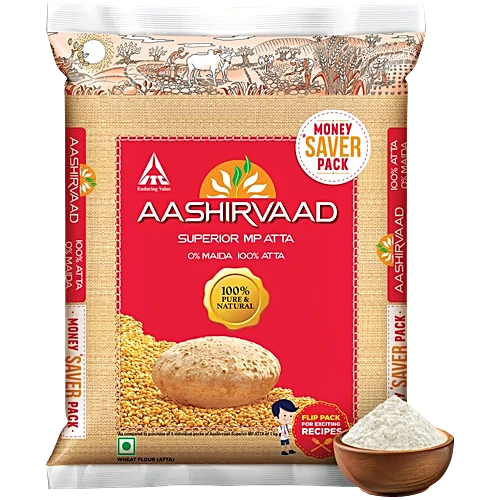 Aashirvaad Superior MP Atta Pouch, 2kg