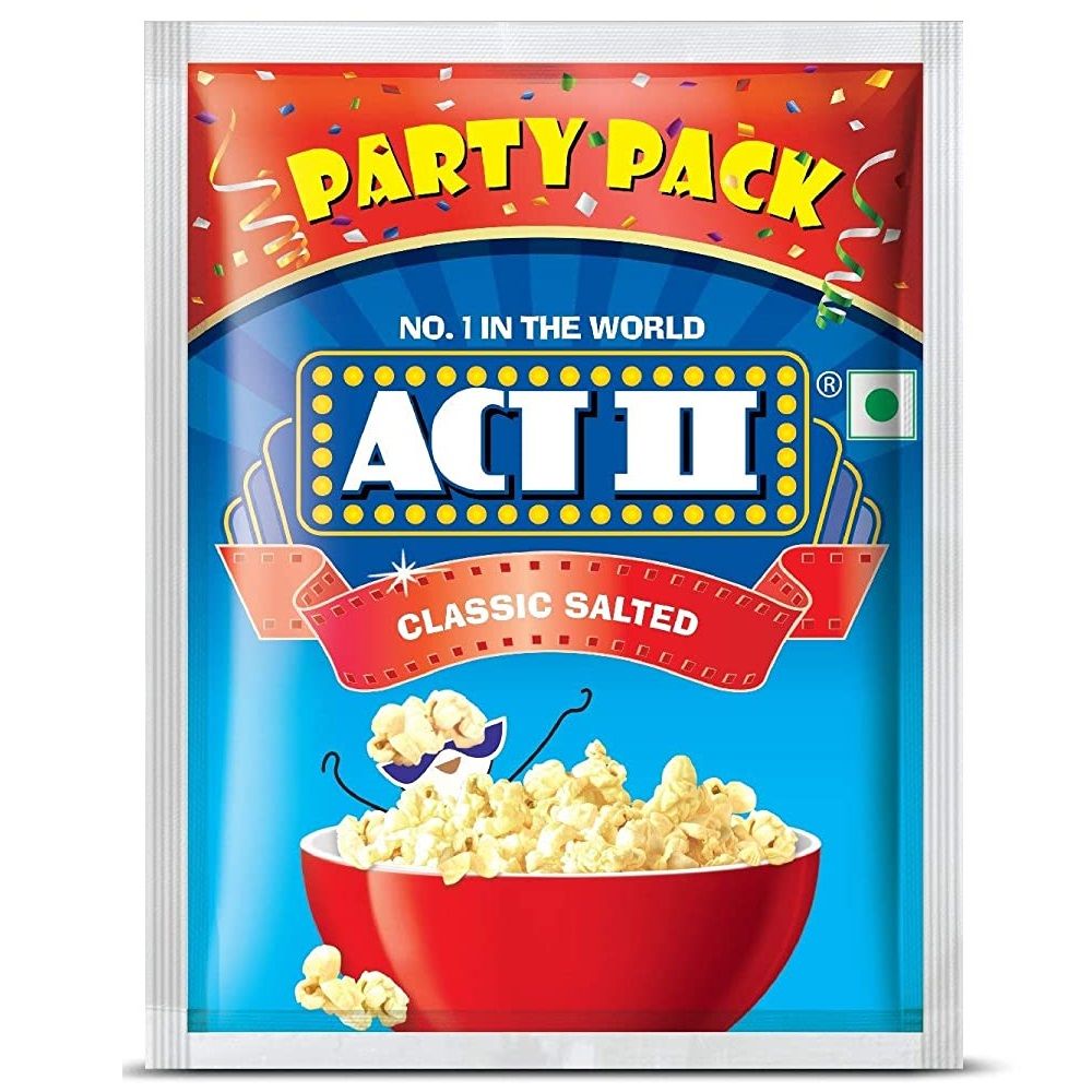 ACT II Popcorn - Classic Salted (Ipc Party Pack), 150g