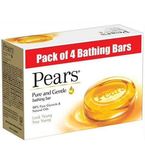 Pears Soap - Pure & Gentle, 75g (Set of 4)