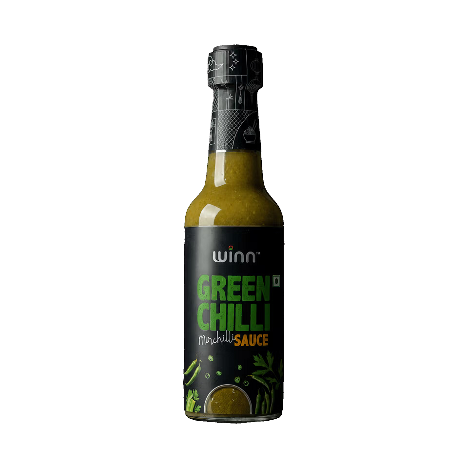 Winn Chilli Sauce - Green, 200g