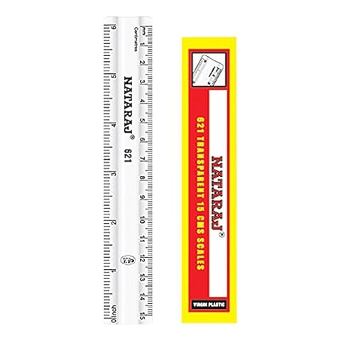 Nataraj 621 Transparent Scale, 15cm