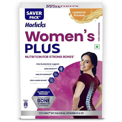 Horlicks Women's Plus Health Drink Carton - Caramel Flavour, 400g