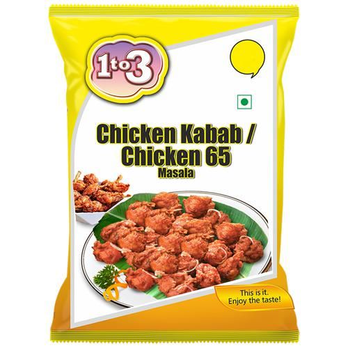 1to3 Chicken Kabab Masala Powder Pouch, 20g
