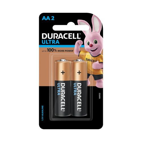 Duracell Ultra AA Battery, 2pc