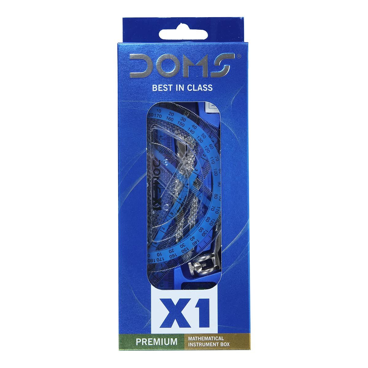 Doms Mathematical Drawing Instrument Geometry Box - X1 Premium (7125)