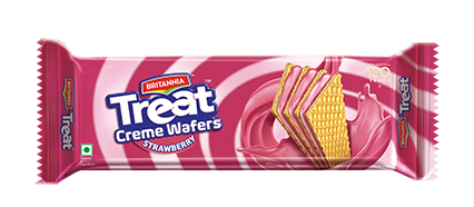 Britannia Treat Wafer - Strawberry, 15g