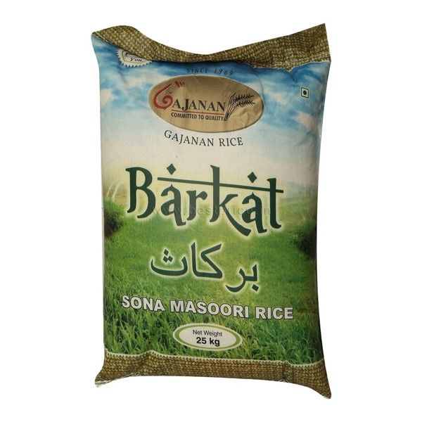 Gajanan Sona Masuri Rice Steam, 25kg