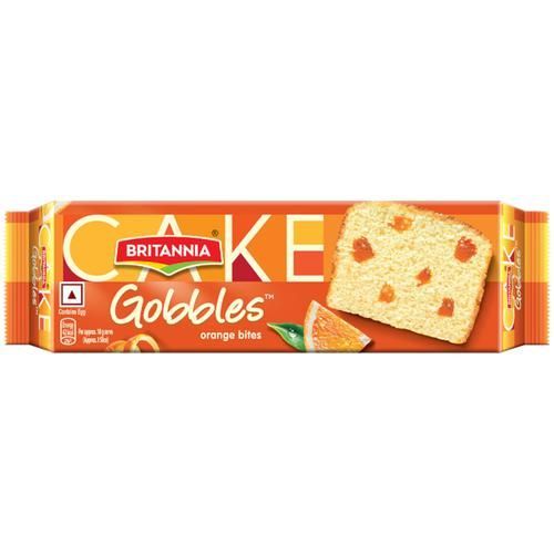 Britannia Gobbles Cake - Orange Bites, 40g