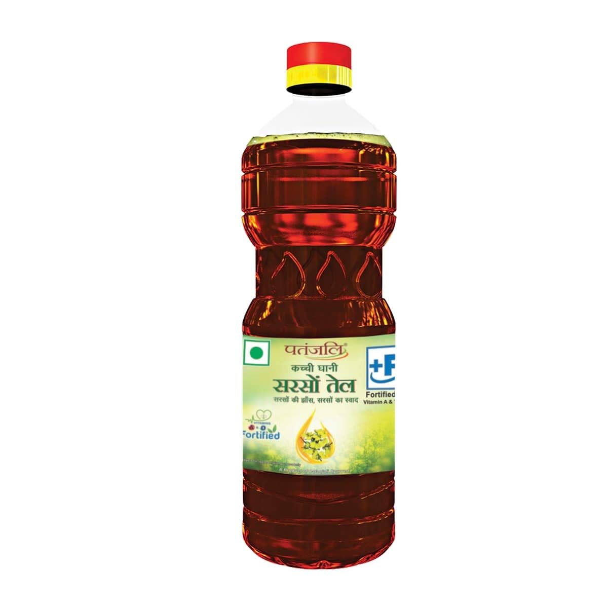 Patanjali Mustard Oil PET Bottle, 500ml