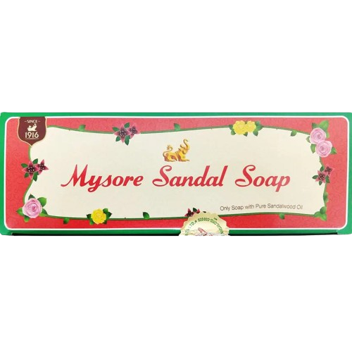 Mysore Sandal Bathing Soap - With Pure Sandalwood Oil, 450g (150g x 3pcs)