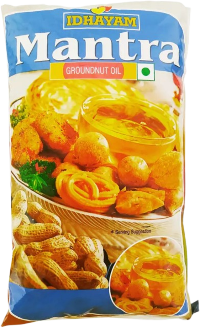 Idhayam Mantra Groundnut Oil Pouch, 500ml