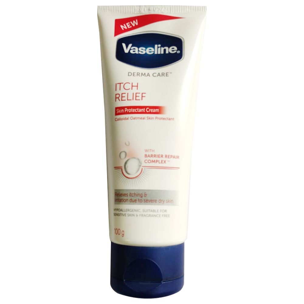 Vaseline Derma Care Itch Relief Skin Protectant Cream, 100g