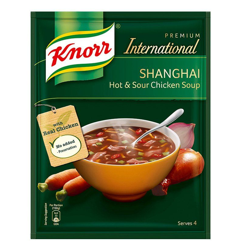 Knorr International Shanghai Chicken Soup - Hot & Sour, 38g