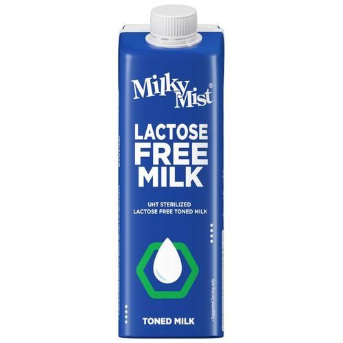 Milky Mist Lactose Free Toned Milk Tetra Pack, 250ml