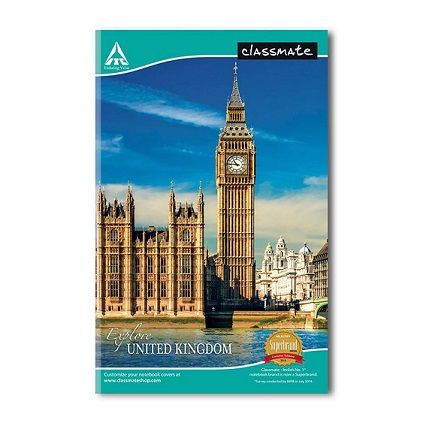 Classmate Long Notebook - Single Ruled, 160 Pages