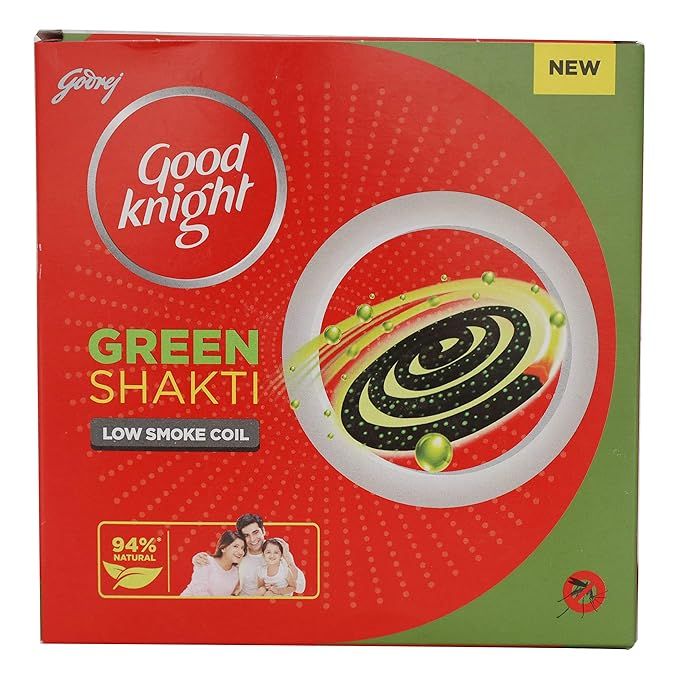 Good Knight Green Shakti Low Smoke Coil, 10pcs