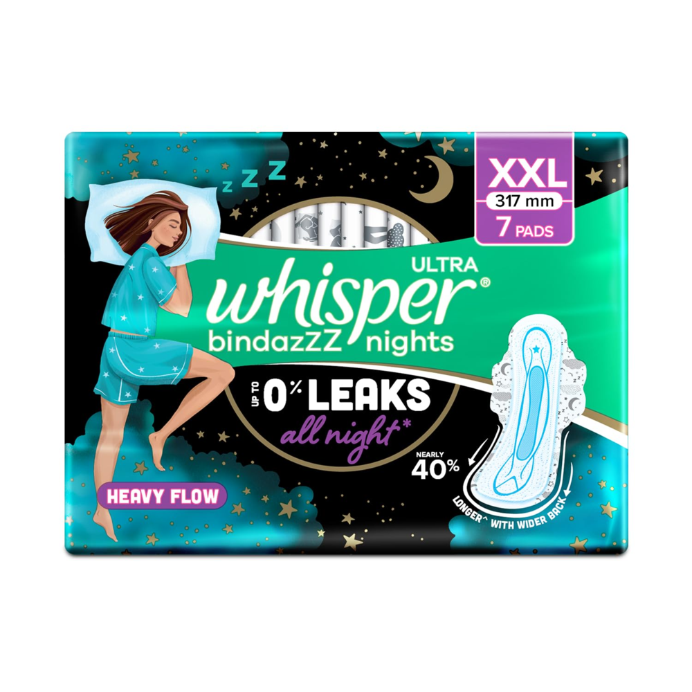 Whisper Sanitary Pads - XXL, 7pcs