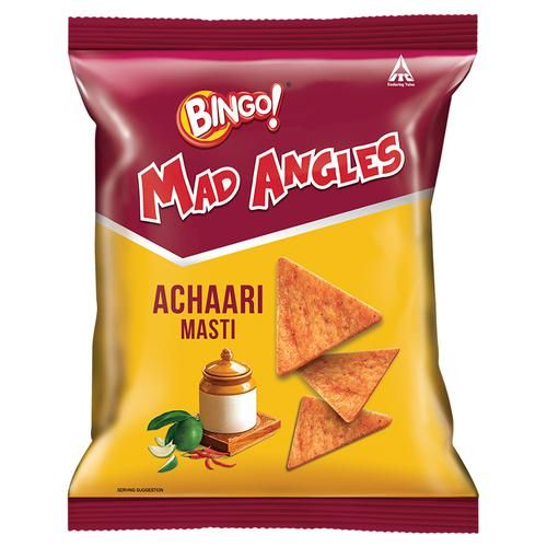 Bingo Mad Angles Chips - Achaari Masti, 117g