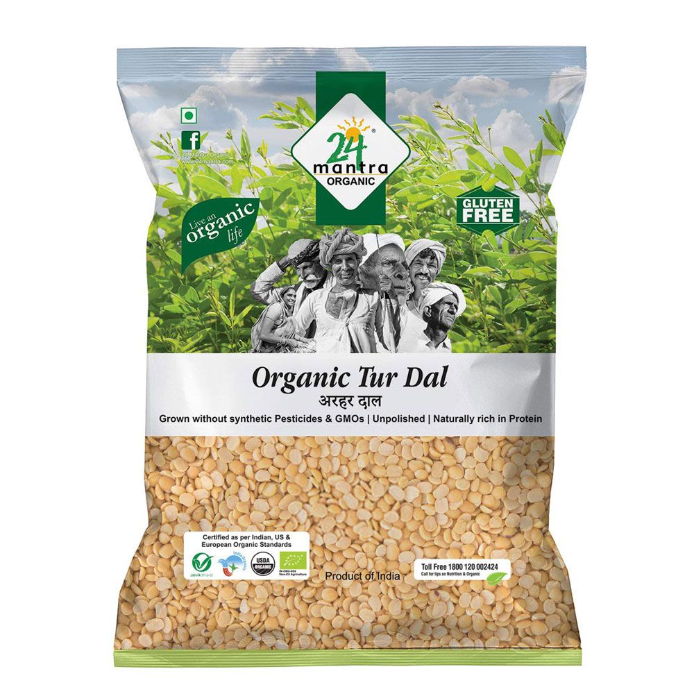 24 Mantra Organic Tur Dal, 1kg