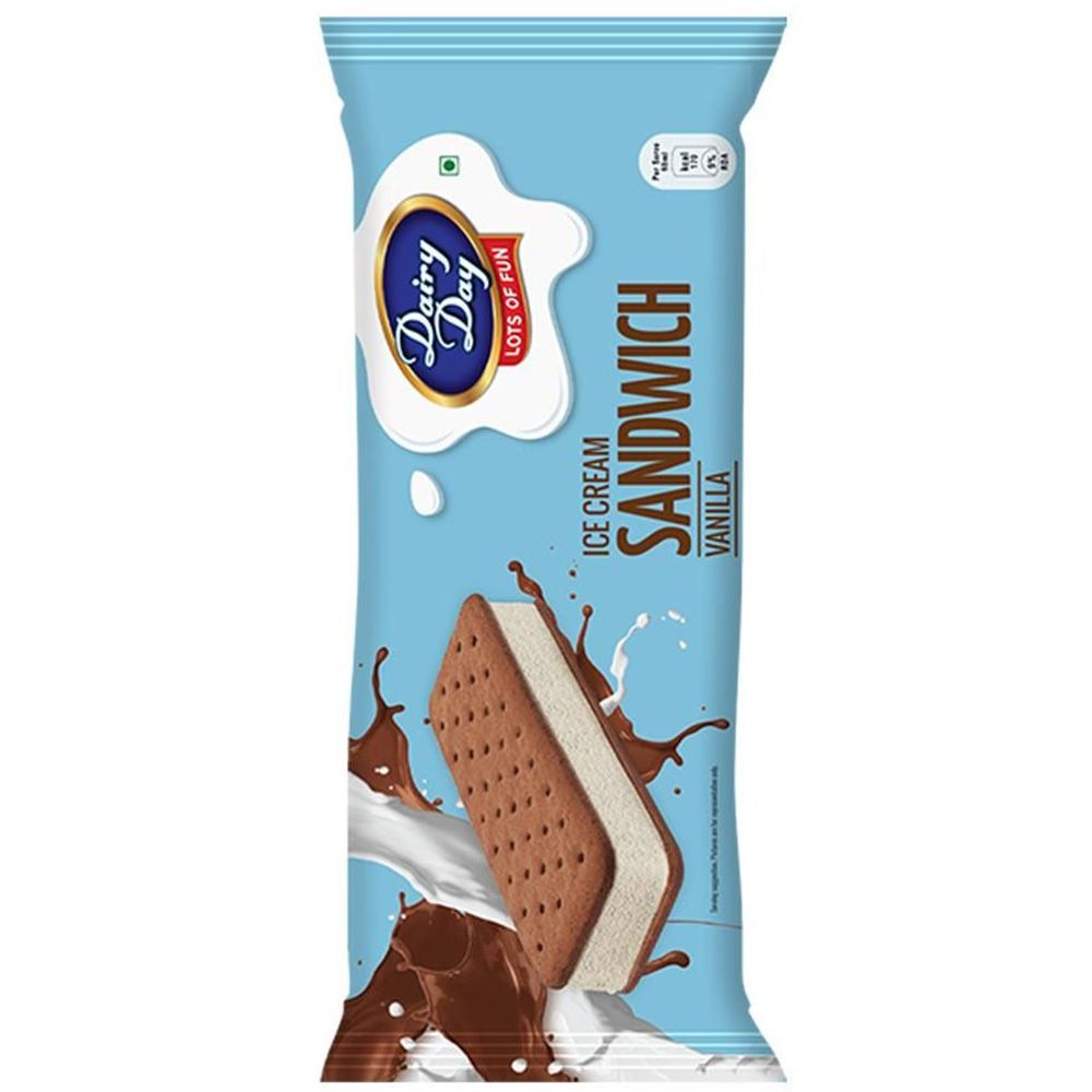 Dairy Day Ice Cream Sandwich Pouch - Vanilla, 90ml