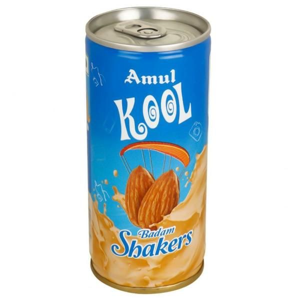 Amul Kool Shakers Tin - Badam, 200ml